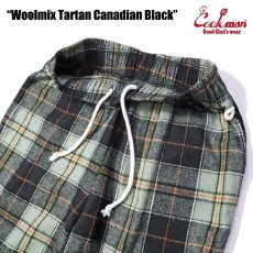 画像8: COOKMAN  Chef Pants Woolmix Tartan Canadian Black (Black) (8)