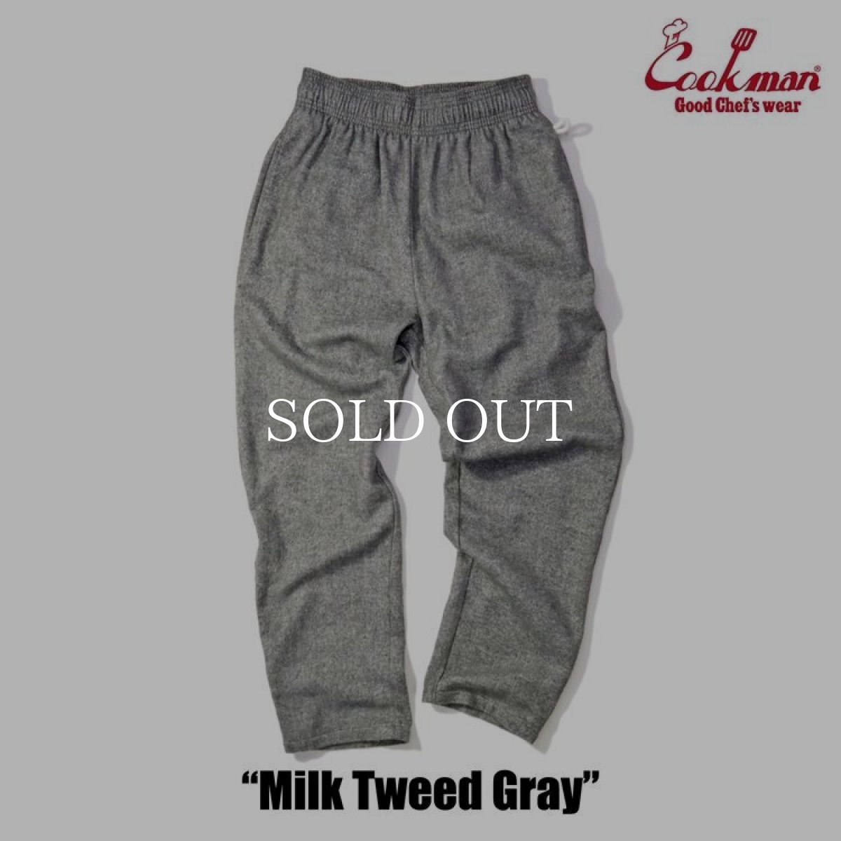 画像5: COOKMAN  Chef Pants Milk Tweed Gray (Gray) (5)