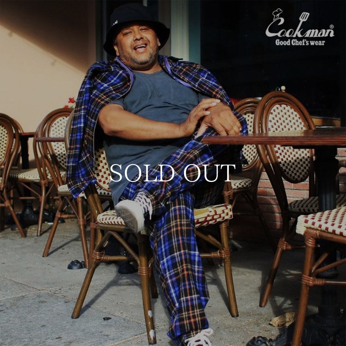 画像12: COOKMAN  Chef Pants Woolmix Tartan Scottish Navy (Navy) (12)