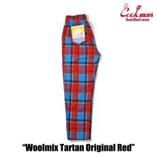 画像3: COOKMAN  Chef Pants Woolmix Tartan Original Red (Red) (3)