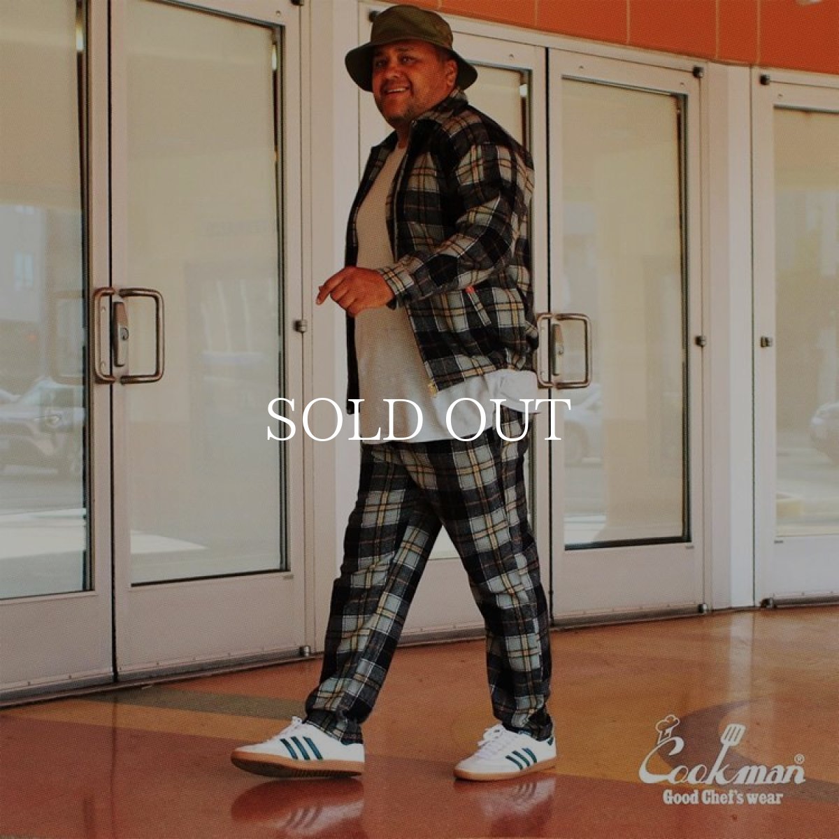画像13: COOKMAN  Chef Pants Woolmix Tartan Canadian Black (Black) (13)