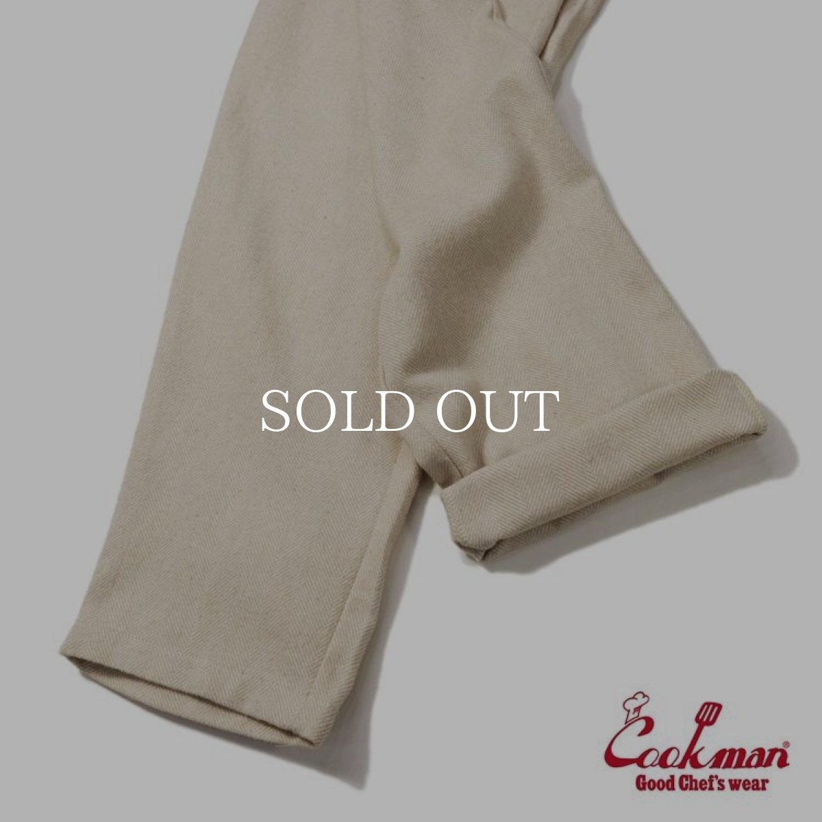 画像10: COOKMAN  Chef Pants Milk Tweed Cream (Cream) (10)