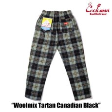 画像6: COOKMAN  Chef Pants Woolmix Tartan Canadian Black (Black) (6)