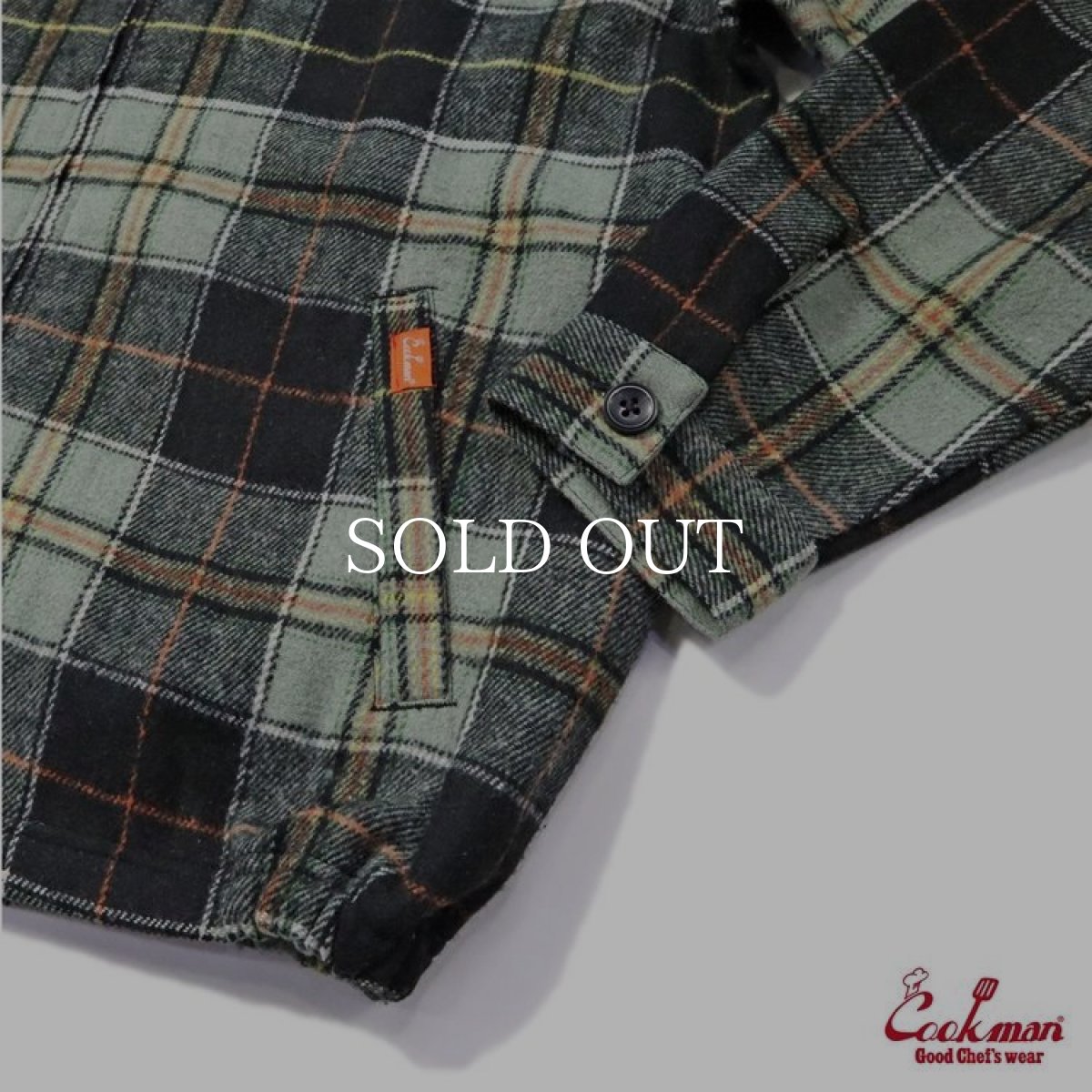 画像4: COOKMAN  Delivery Jacket Woolmix Tartan Canadian Black (Black) (4)