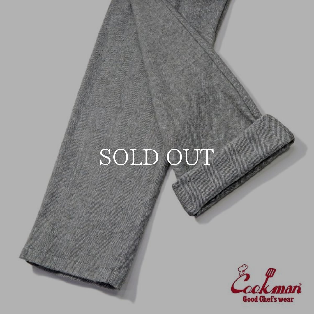 画像10: COOKMAN  Chef Pants Milk Tweed Gray (Gray) (10)