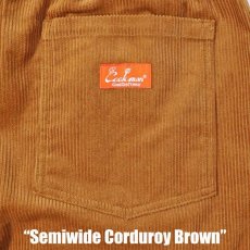 画像7: COOKMAN  Chef Pants Semiwide Corduroy Brown (Brown) (7)