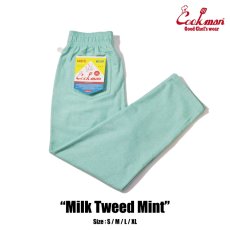 画像1: COOKMAN  Chef Pants Milk Tweed Mint (Mint) (1)