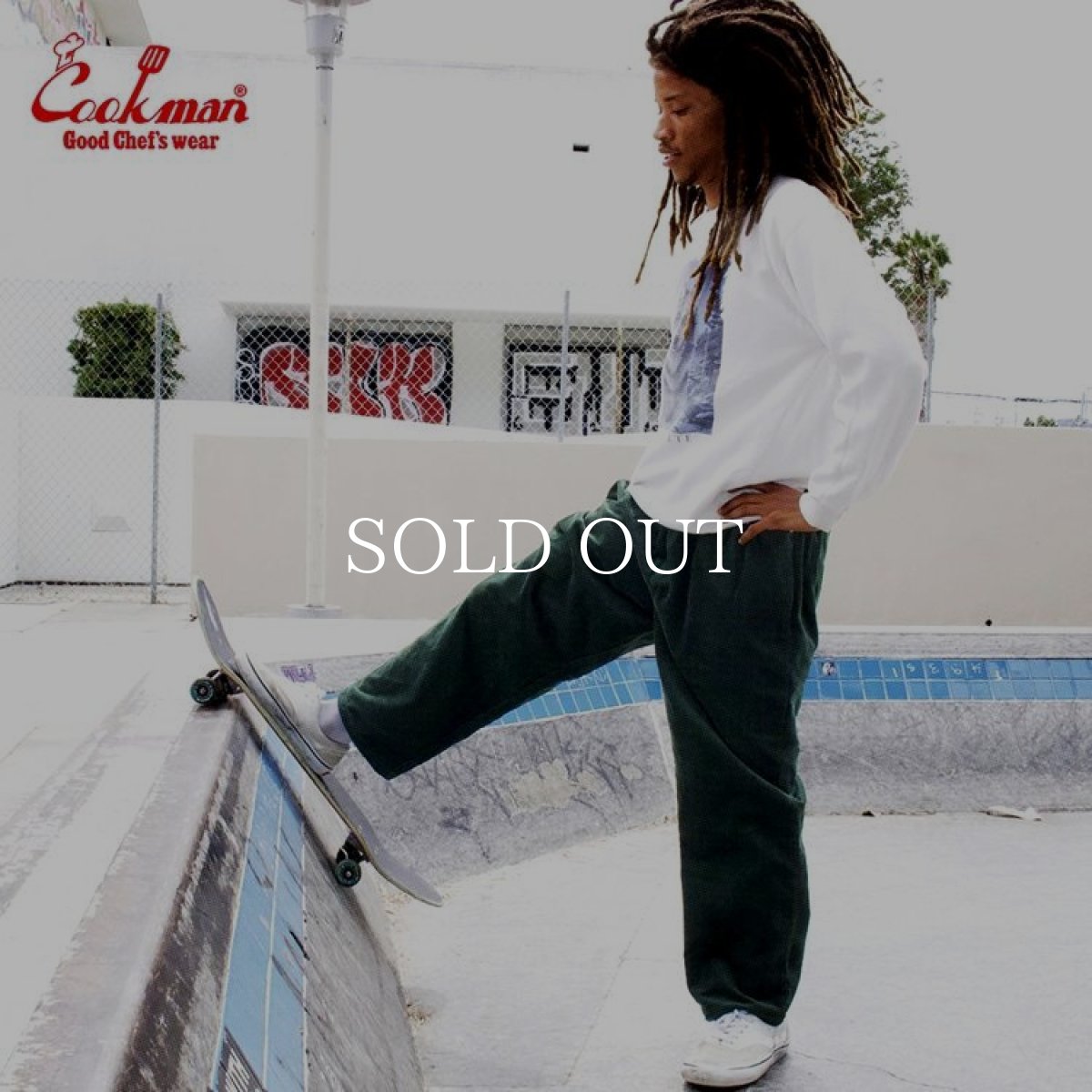 画像28: COOKMAN  ChefPants Semiwide Corduroy Dark Green (Dark Green) (28)