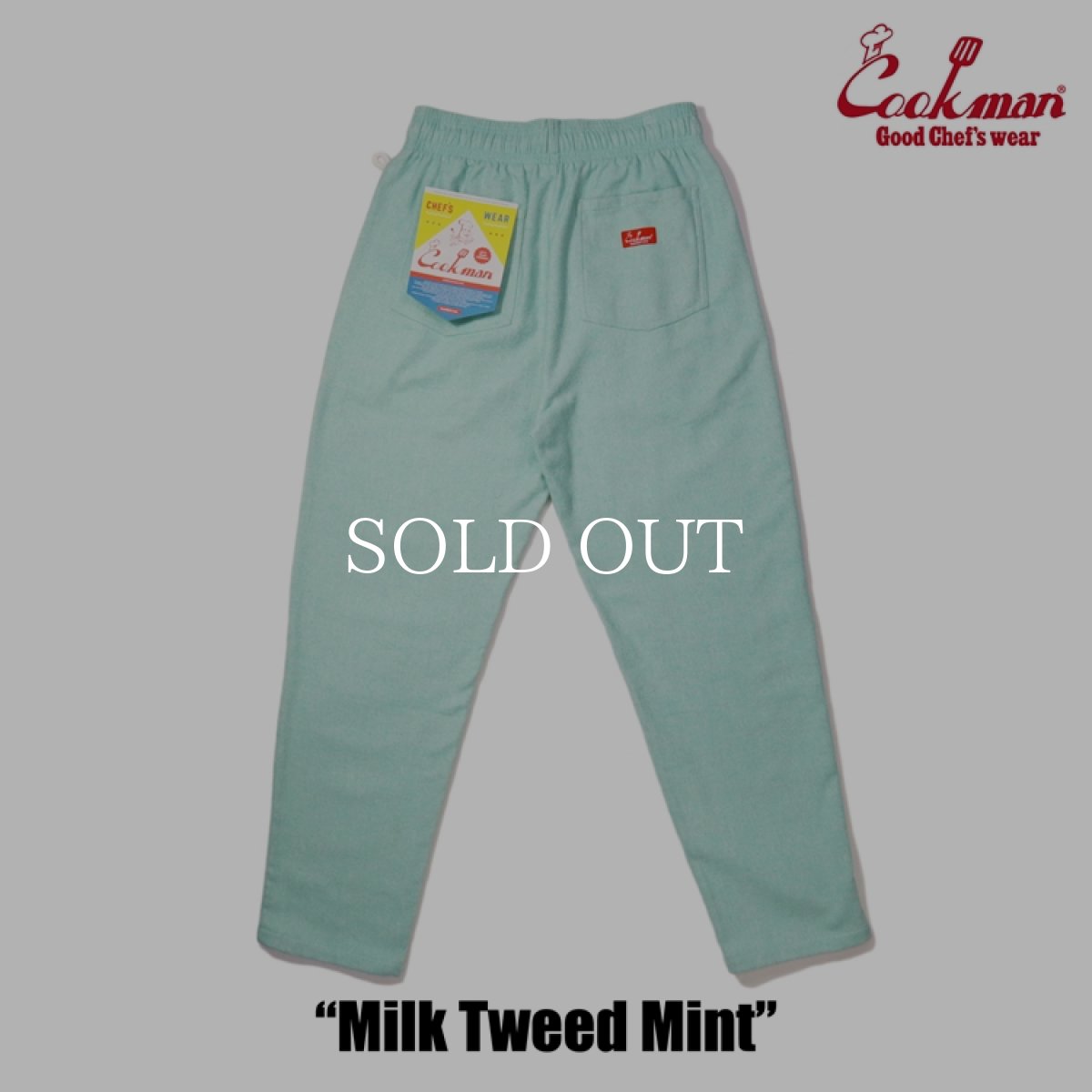 画像6: COOKMAN  Chef Pants Milk Tweed Mint (Mint) (6)