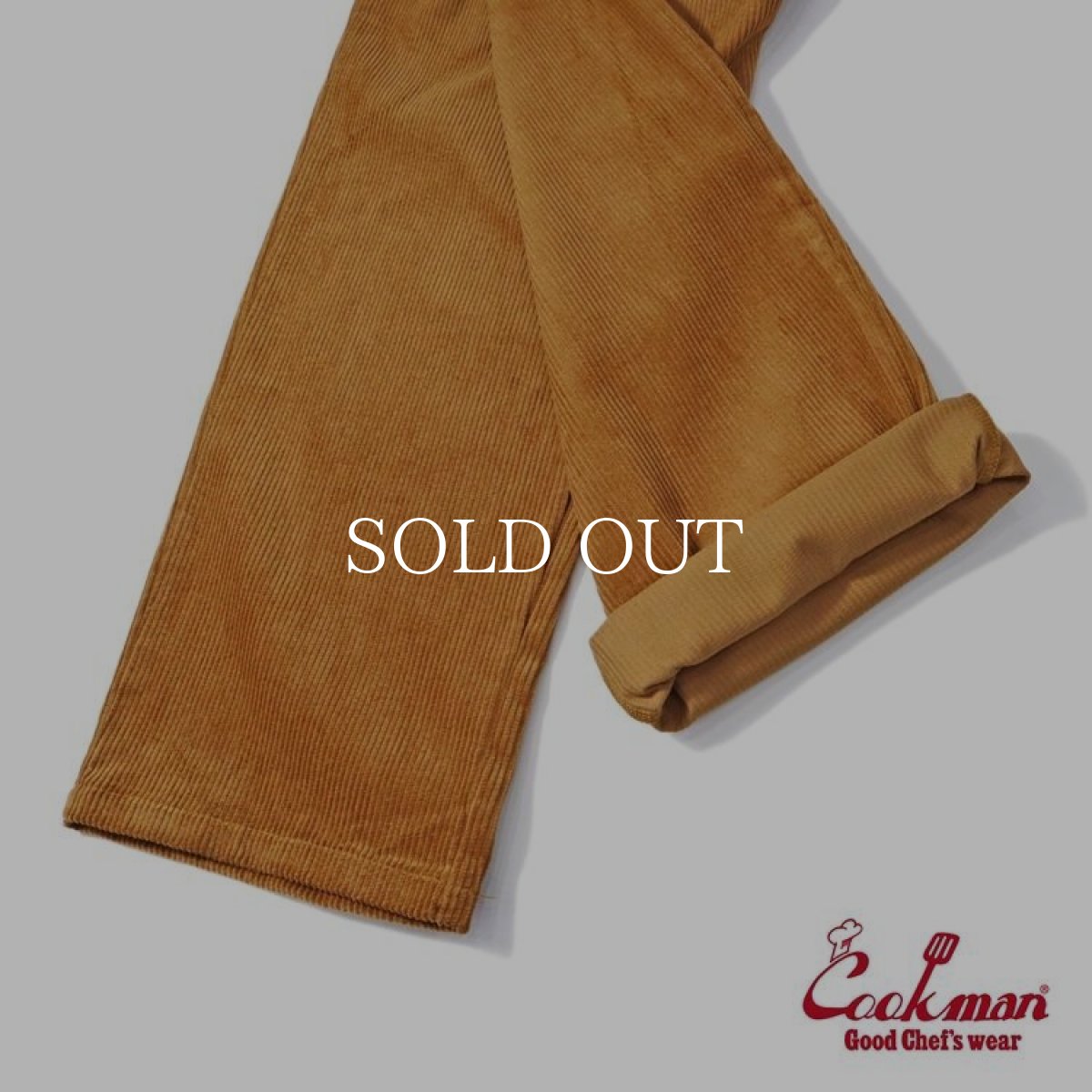 画像8: COOKMAN  Chef Pants Semiwide Corduroy Brown (Brown) (8)
