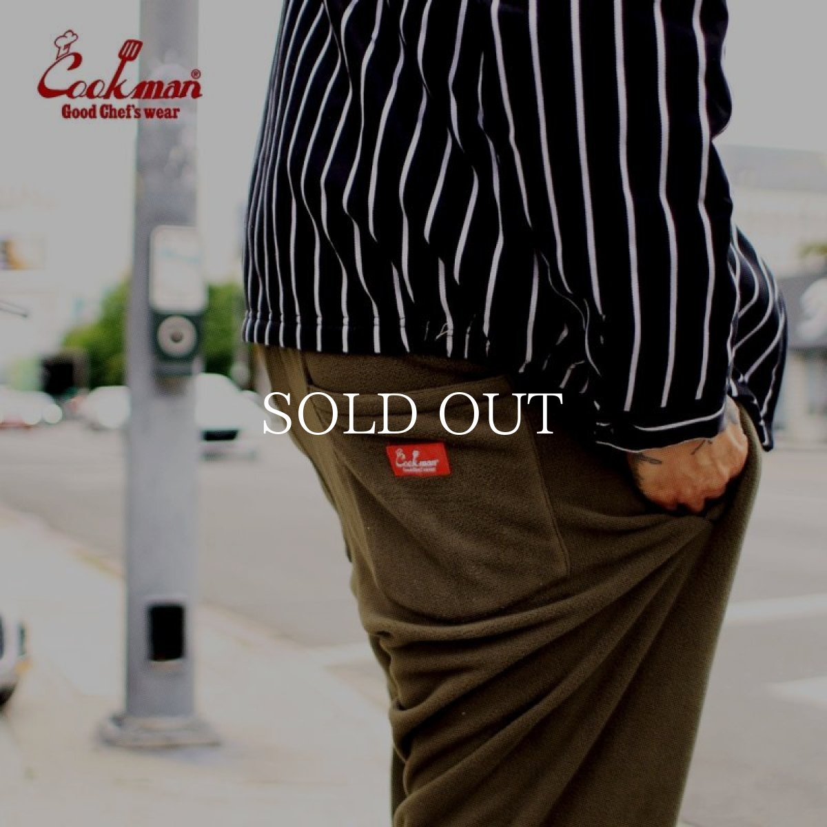 画像16: COOKMAN  Chef Pants Fleece Olive (Olive Green) (16)