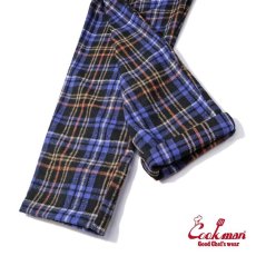 画像10: COOKMAN  Chef Pants Woolmix Tartan Scottish Navy (Navy) (10)