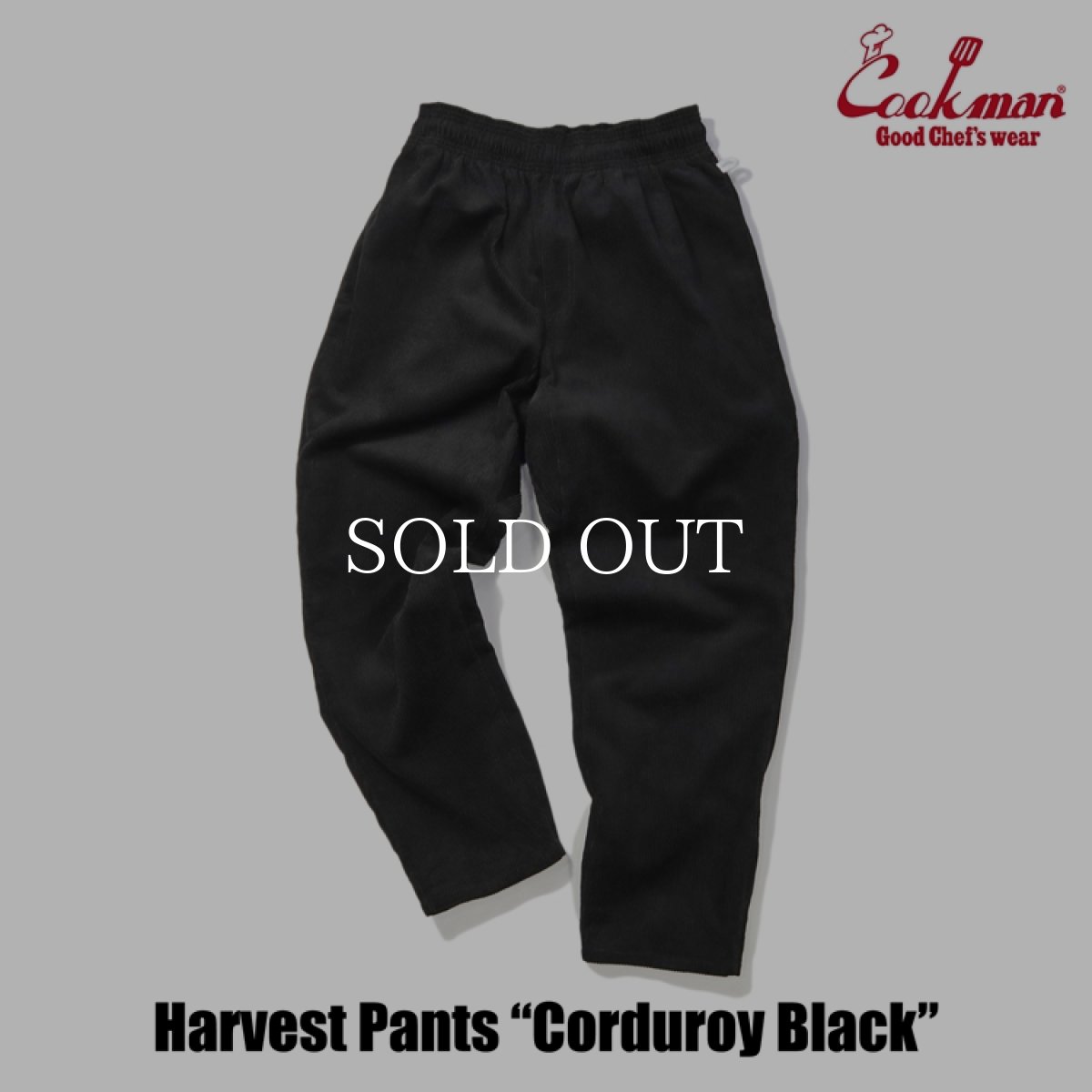 画像12: COOKMAN  Harvest Pants Corduroy Black (Black) (12)