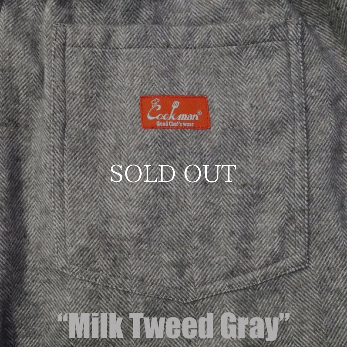 画像4: COOKMAN  Chef Pants Milk Tweed Gray (Gray) (4)