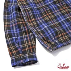 画像4: COOKMAN  Delivery Jacket Woolmix Tartan Scottish Navy (Navy) (4)