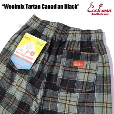 画像11: COOKMAN  Chef Pants Woolmix Tartan Canadian Black (Black) (11)