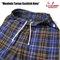 画像8: COOKMAN  Chef Pants Woolmix Tartan Scottish Navy (Navy) (8)
