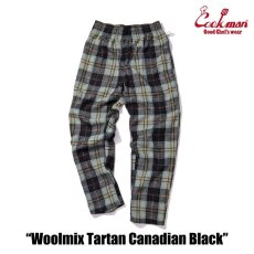 画像3: COOKMAN  Chef Pants Woolmix Tartan Canadian Black (Black) (3)