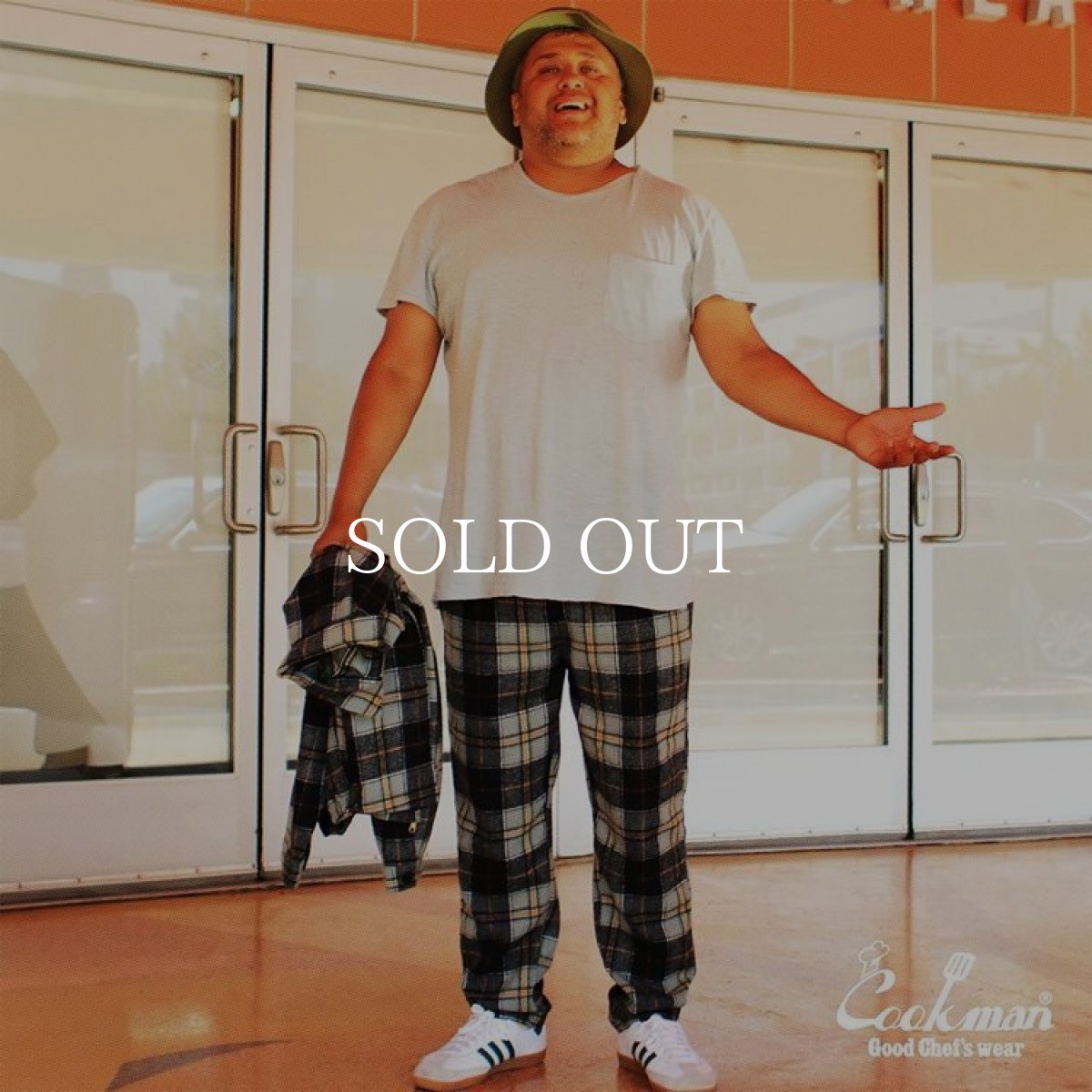 画像14: COOKMAN  Chef Pants Woolmix Tartan Canadian Black (Black) (14)