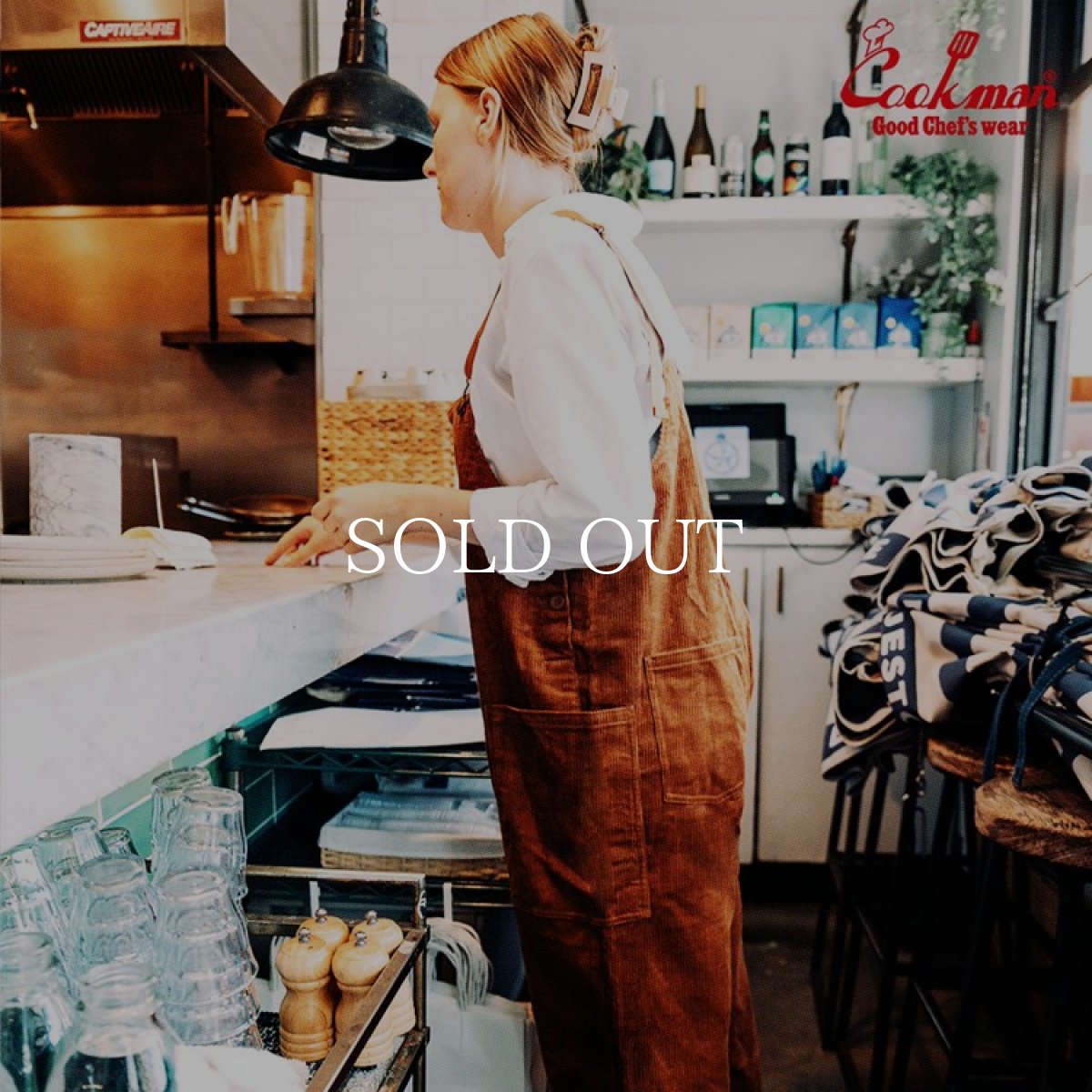 画像12: COOKMAN  Fisherman's Bib Overall Corduroy Brown (Brown) (12)