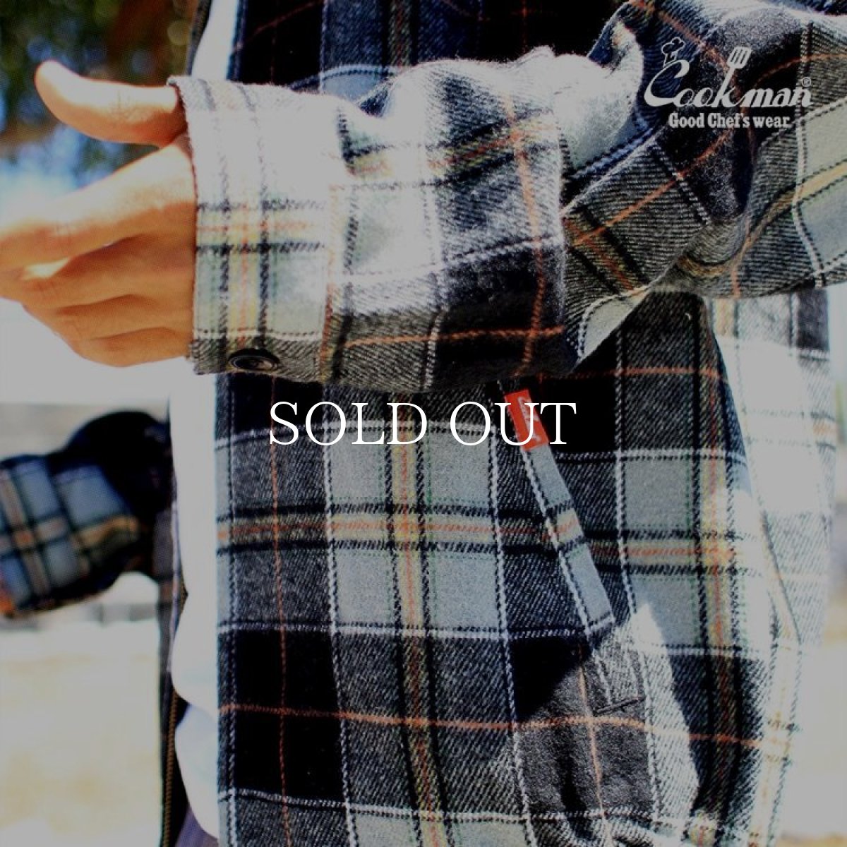 画像10: COOKMAN  Delivery Jacket Woolmix Tartan Canadian Black (Black) (10)