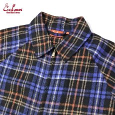 画像6: COOKMAN  Delivery Jacket Woolmix Tartan Scottish Navy (Navy) (6)