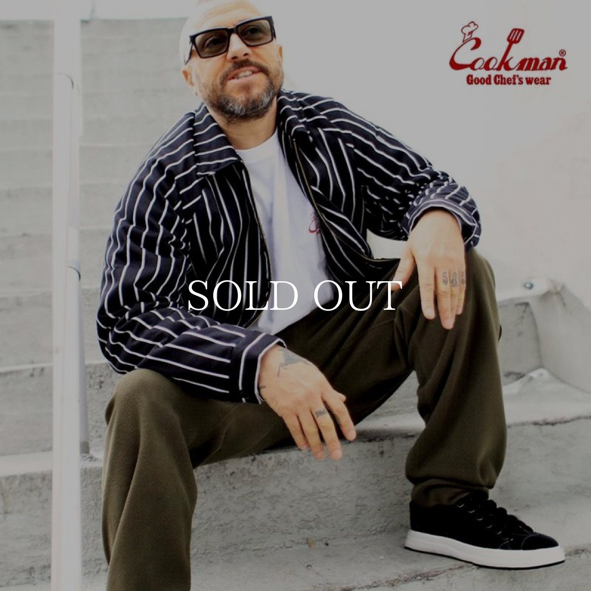 画像14: COOKMAN  Chef Pants Fleece Olive (Olive Green) (14)