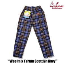 画像6: COOKMAN  Chef Pants Woolmix Tartan Scottish Navy (Navy) (6)