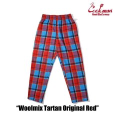 画像5: COOKMAN  Chef Pants Woolmix Tartan Original Red (Red) (5)