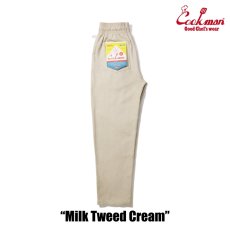画像2: COOKMAN  Chef Pants Milk Tweed Cream (Cream) (2)
