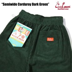 画像4: COOKMAN  ChefPants Semiwide Corduroy Dark Green (Dark Green) (4)