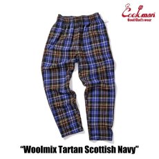画像5: COOKMAN  Chef Pants Woolmix Tartan Scottish Navy (Navy) (5)