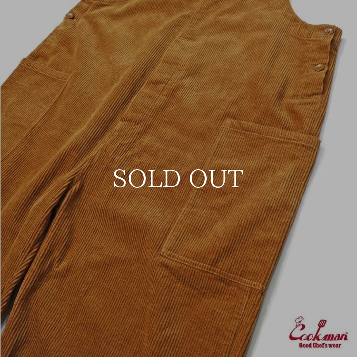 画像10: COOKMAN  Fisherman's Bib Overall Corduroy Brown (Brown) (10)
