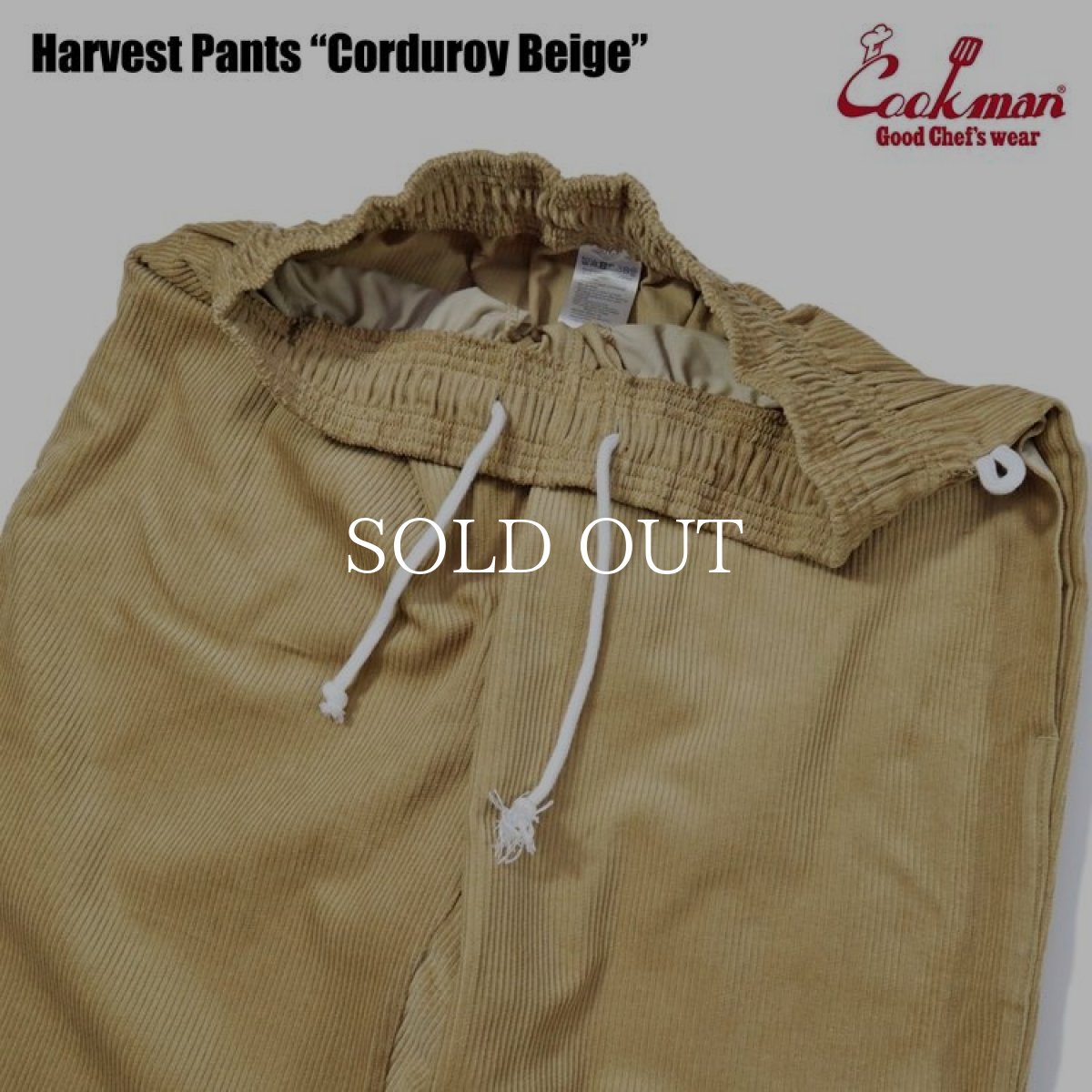 画像10: COOKMAN  Harvest Pants Corduroy Beige (Beige) (10)