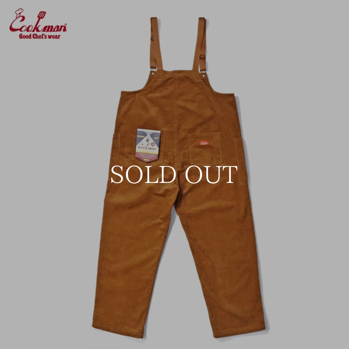 画像5: COOKMAN  Fisherman's Bib Overall Corduroy Brown (Brown) (5)