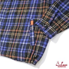 画像3: COOKMAN  Delivery Jacket Woolmix Tartan Scottish Navy (Navy) (3)