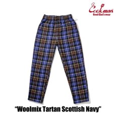 画像7: COOKMAN  Chef Pants Woolmix Tartan Scottish Navy (Navy) (7)