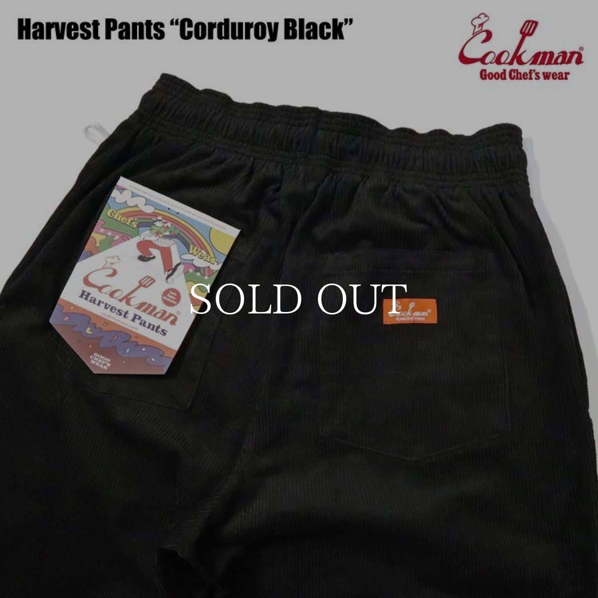 画像8: COOKMAN  Harvest Pants Corduroy Black (Black) (8)