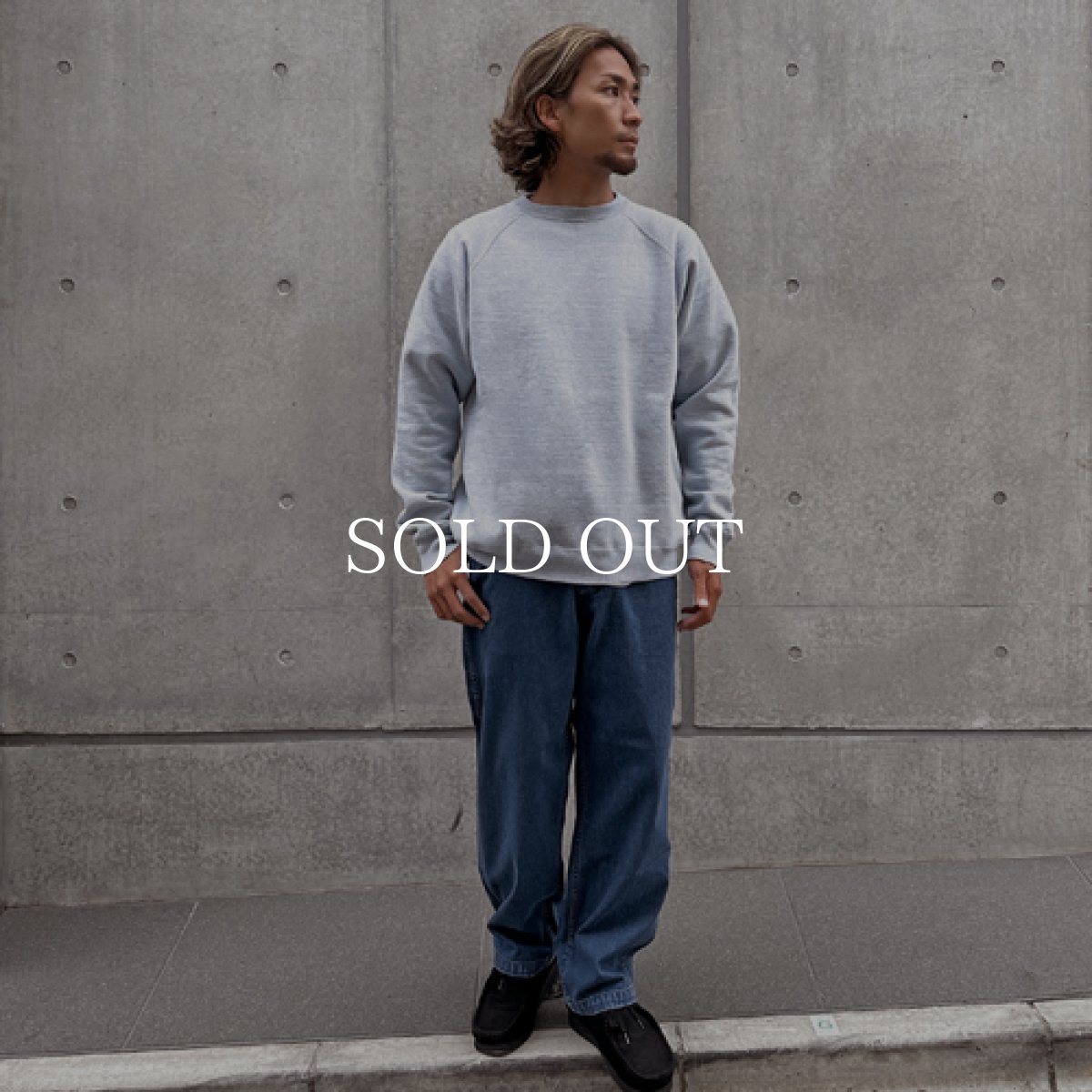 画像6: STANDARD CALIFORNIA  SD 88/12 Crew Sweat Vintage Wash (Blue) (6)