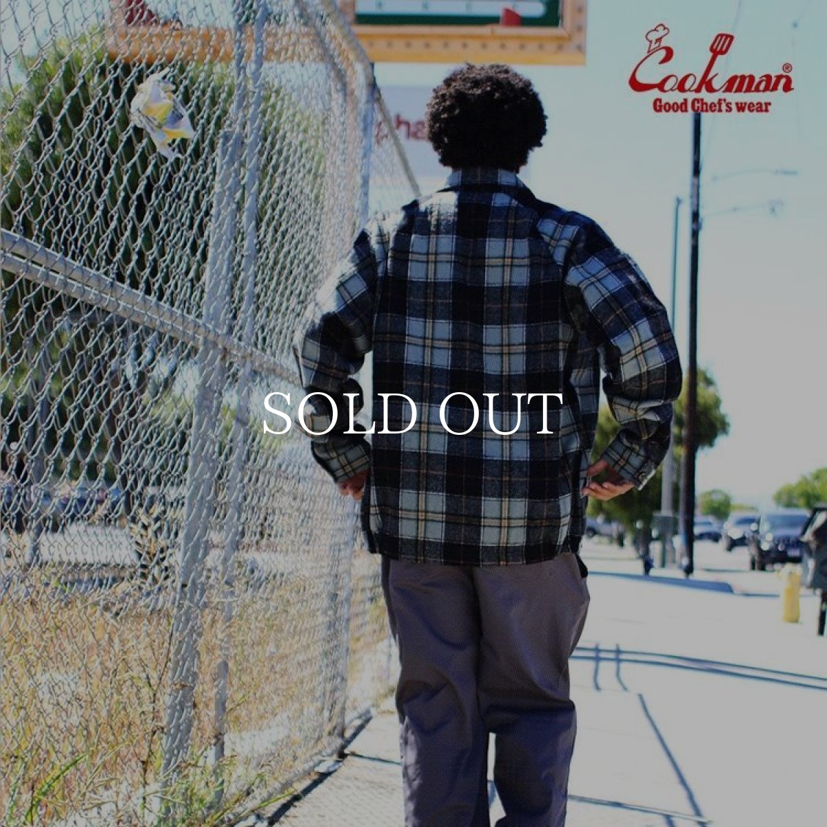 画像8: COOKMAN  Delivery Jacket Woolmix Tartan Canadian Black (Black) (8)
