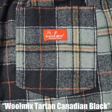 画像4: COOKMAN  Chef Pants Woolmix Tartan Canadian Black (Black) (4)