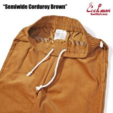 画像5: COOKMAN  Chef Pants Semiwide Corduroy Brown (Brown) (5)