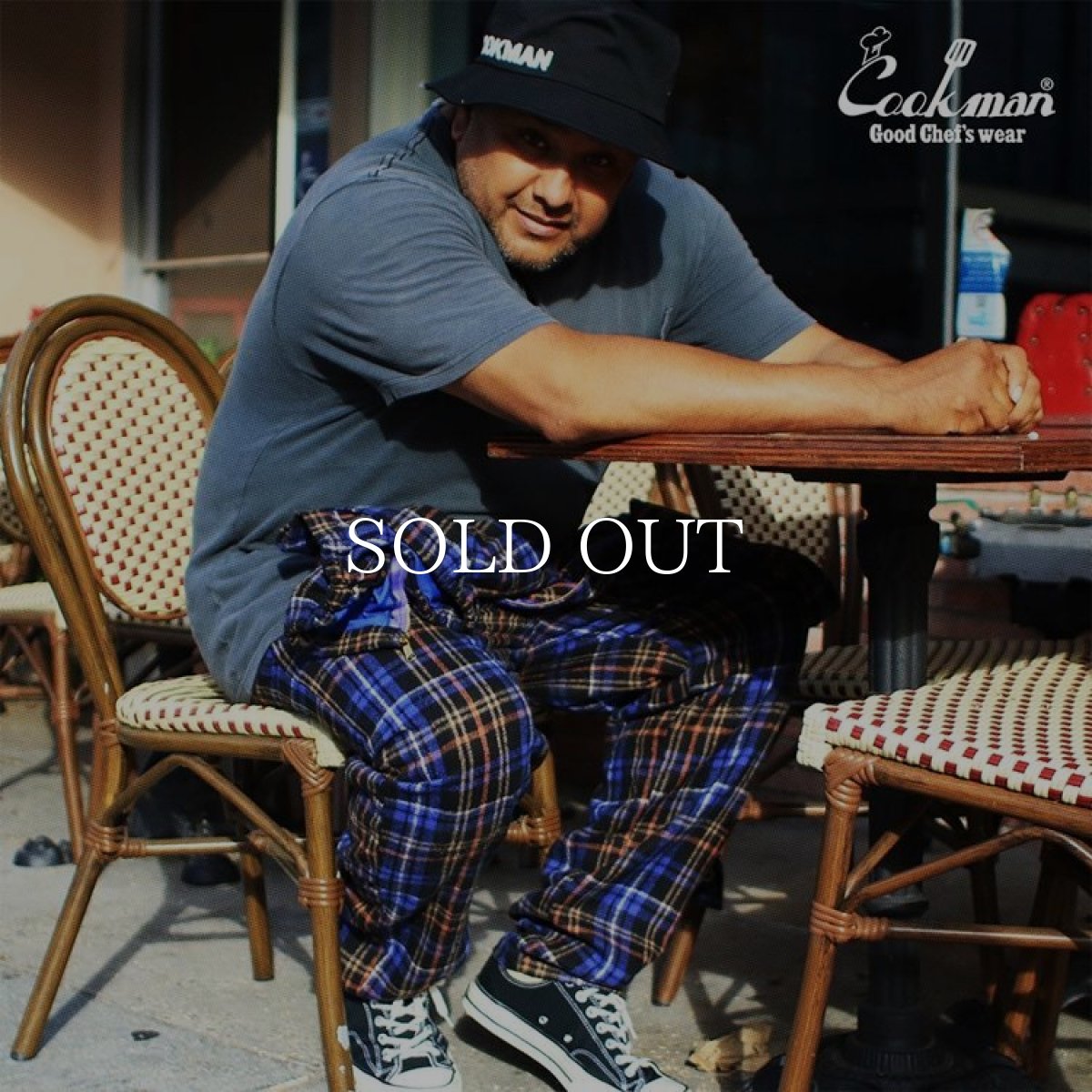 画像17: COOKMAN  Chef Pants Woolmix Tartan Scottish Navy (Navy) (17)