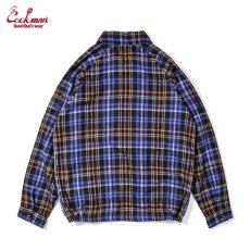 画像7: COOKMAN  Delivery Jacket Woolmix Tartan Scottish Navy (Navy) (7)