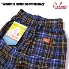 画像9: COOKMAN  Chef Pants Woolmix Tartan Scottish Navy (Navy) (9)