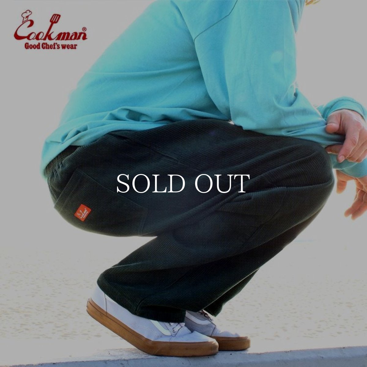 画像19: COOKMAN  ChefPants Semiwide Corduroy Dark Green (Dark Green) (19)