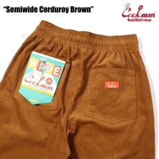 画像6: COOKMAN  Chef Pants Semiwide Corduroy Brown (Brown) (6)