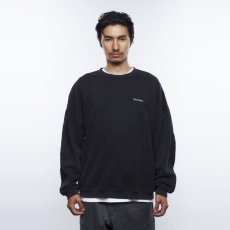 画像7: Liberaiders  COTTON FLEECE QUILTED CREWNECK II (BLACK) (7)