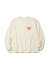 画像1: RADIALL  HOTBOX - CREW NECK T-SHIRT L/S (Oatmeal) (1)