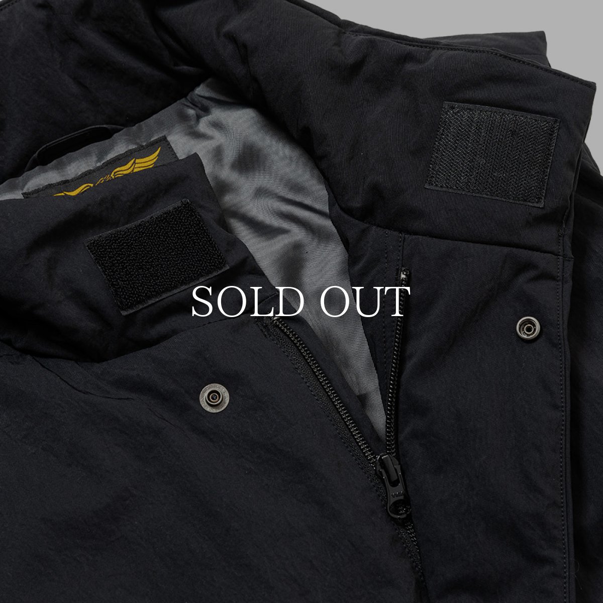 画像6: CALEE  N/T UTILITY PADDED WAIST COAT (BLACK) (6)